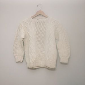 Traditional Irish Aran Sweater